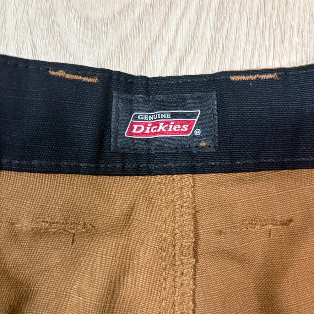 Genuine Dickies Ripstop Ultimate Cargo Shorts Brown Relaxed Fit 36 11